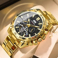Binbond B4750 4750 Men Luxury Waterproof Quartz Wrist Watch Men's Fashion Sport Auto Date Luminous Skeleton Watches Man Clock