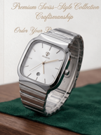 Dearno Classic Minimalist – Arctic Silver Edition for men