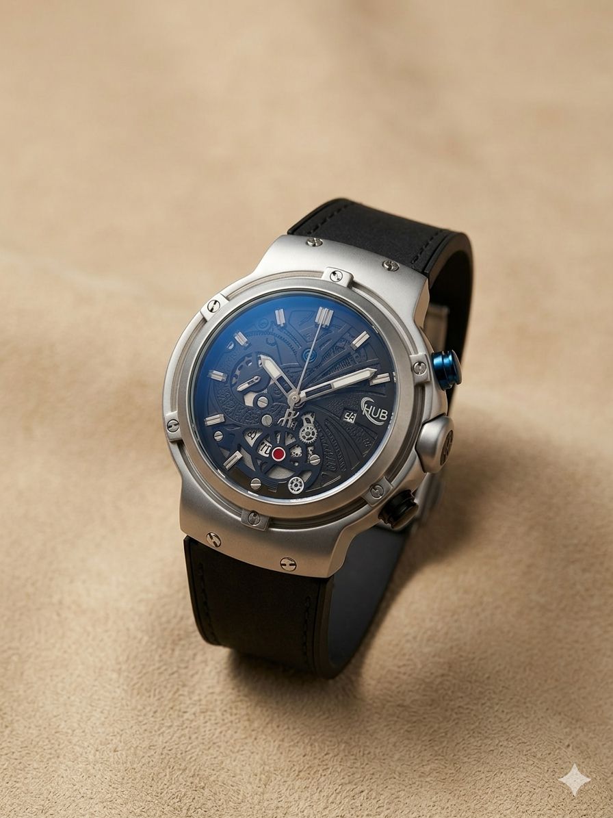 HUB Classic Strap Watches For Men - Fasheena Styles