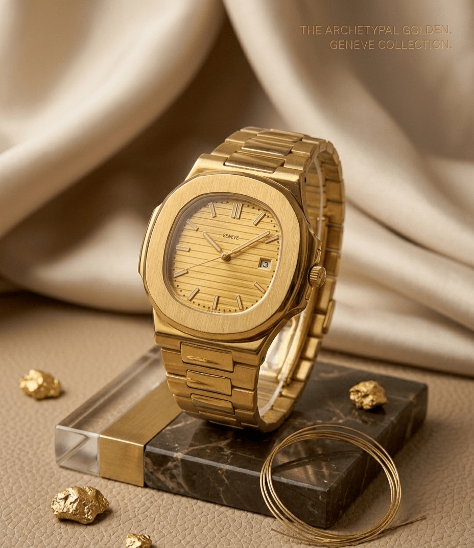 PP Golden watch for men - Fasheena Styles