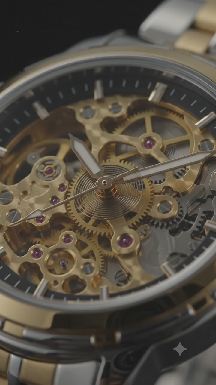 Fasheena Automated Skeleton Watch For Men