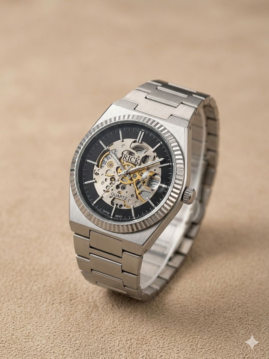 Rick Men Stainless Steal Heavy Weight Watch - Fasheena Styles