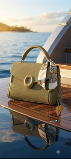 Green bag for women