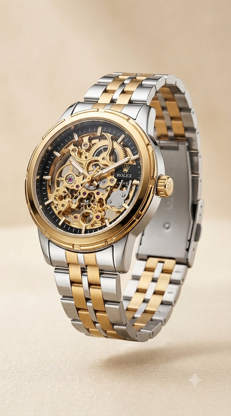 Fasheena Automated Skeleton Watch For Men