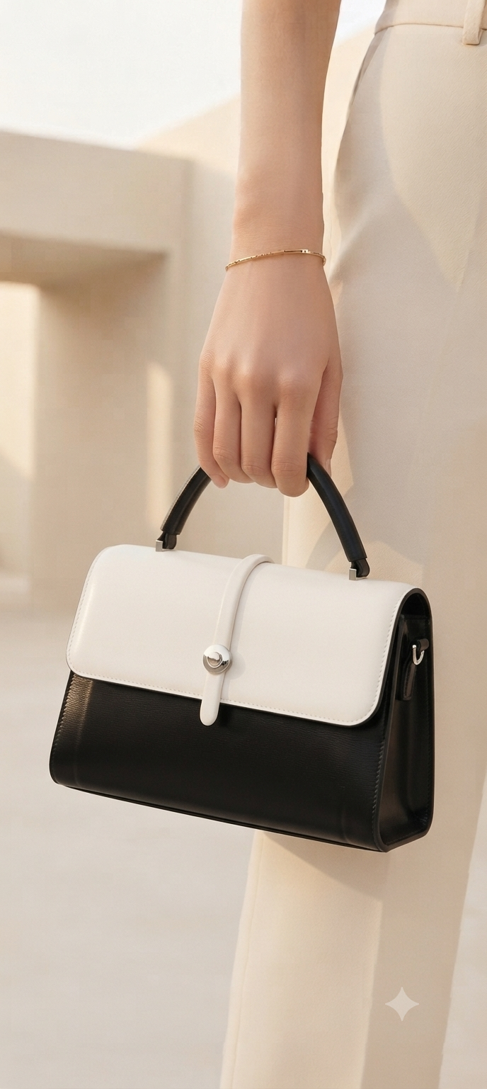 Black and White Bag For women