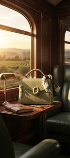Green bag for women