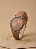 Xenlenx Brown Simple Watch For Ladies - Fasheena Styles
